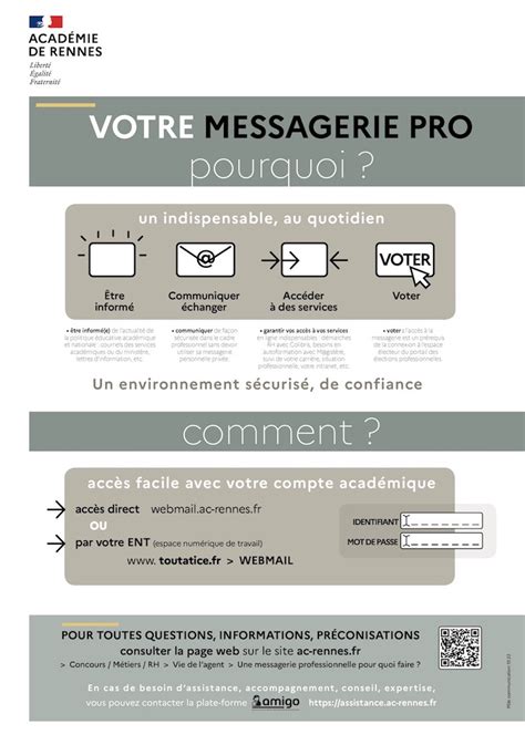 Mise en place d’une messagerie professionnelle pour tous.